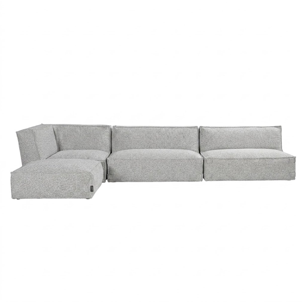 Outdoor Loungeset 4 zits met Hocker Kiki Grijs