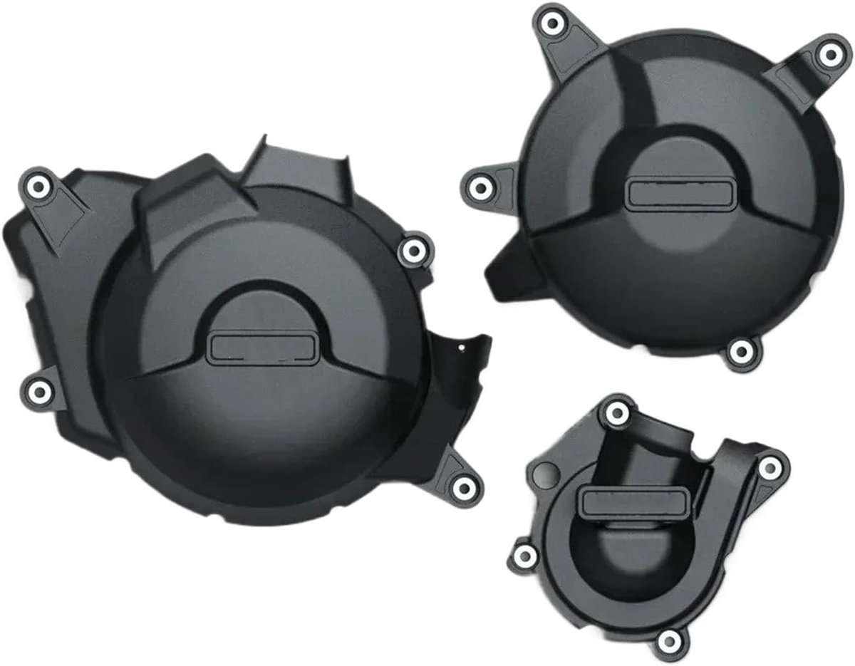 Motor Beschermplaat - Motoronderdelen - Motor Beschermen - Glasvezel Nylon - One Set - Mat Zwart