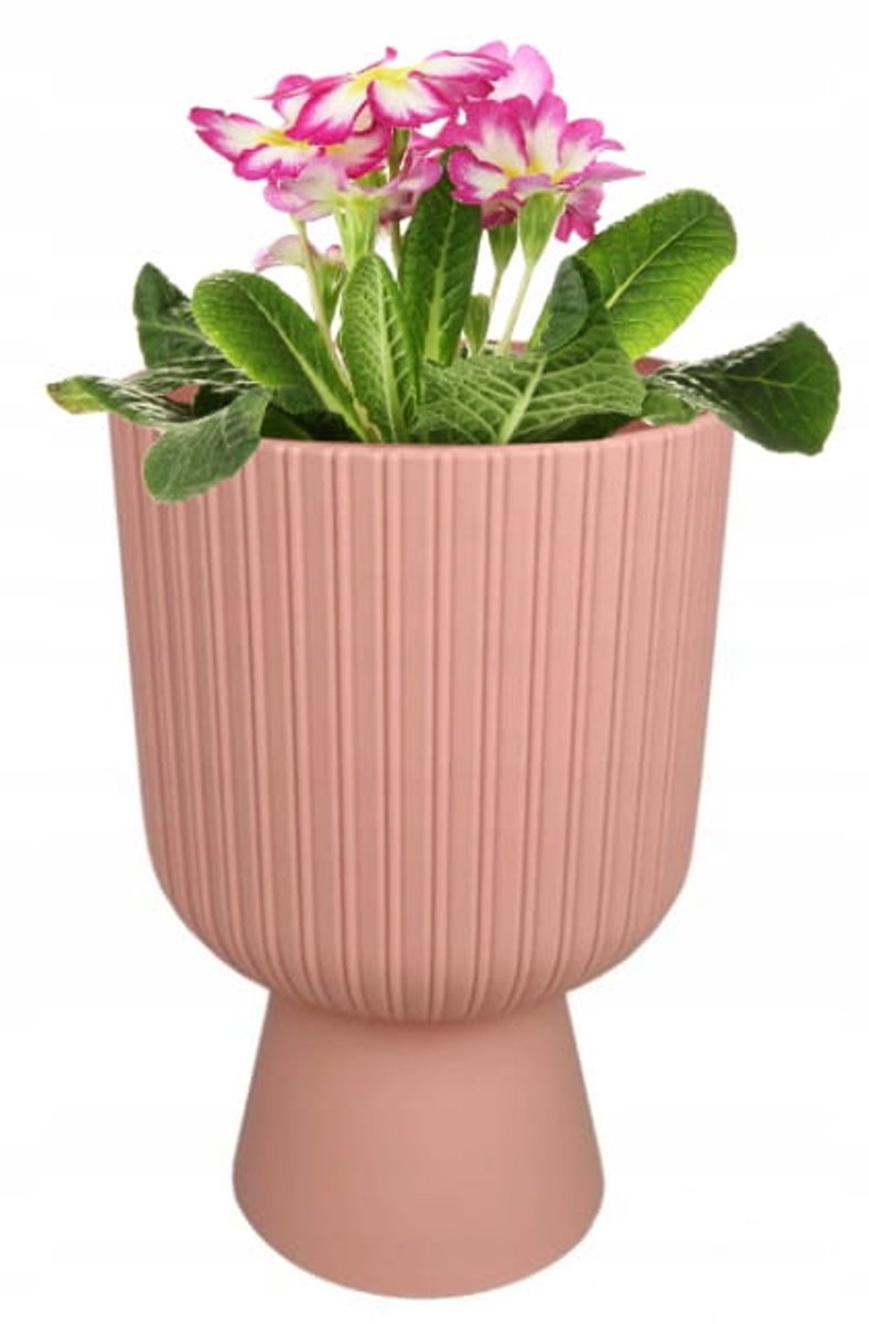 Form-Plastic KELI Mika Petit - Bloempot - Jasnorozowy - 20,5x14cm - Weerbestendig