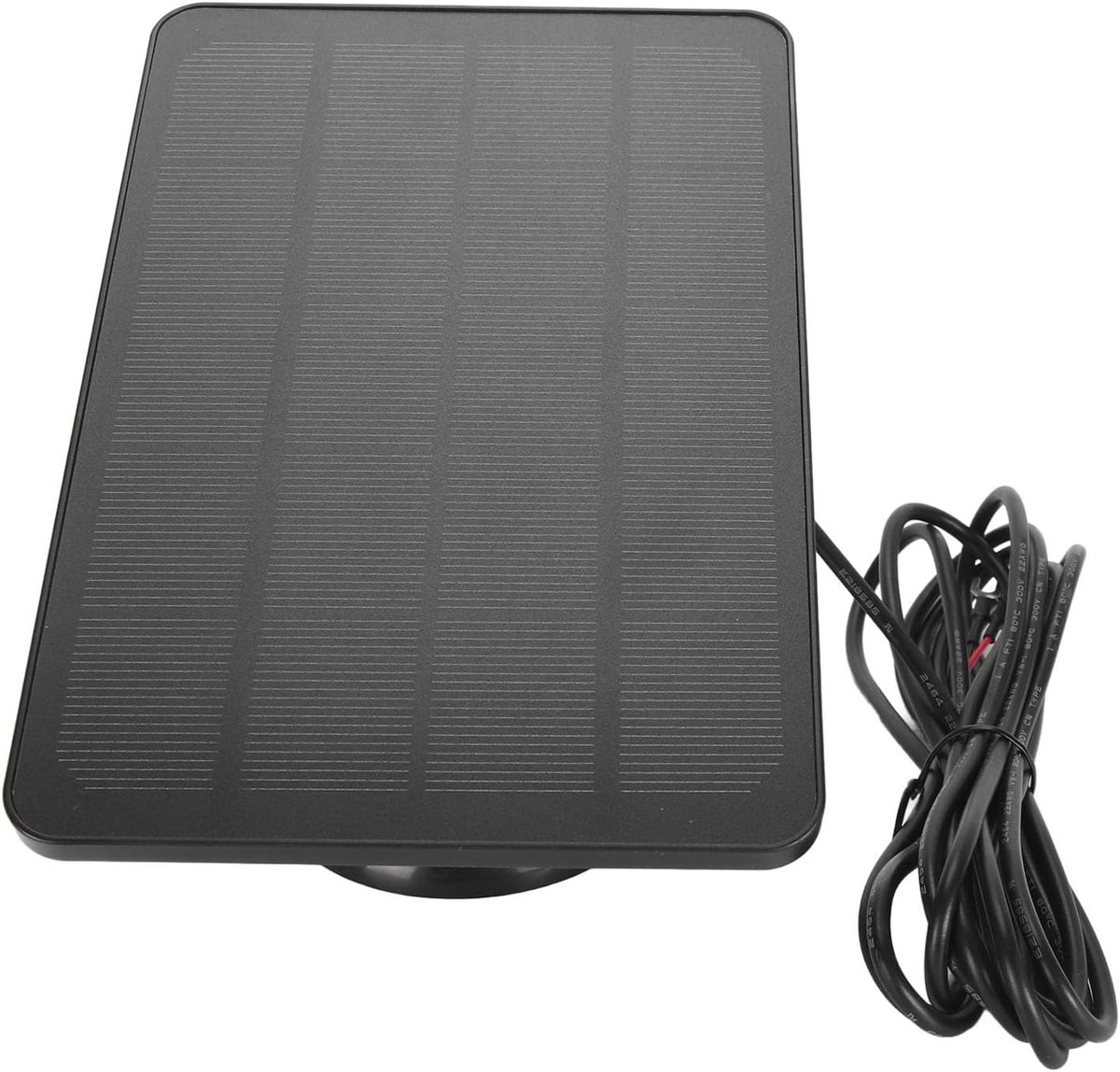 Zonnepaneel Camera - Buitenoplader - Stroomvoorziening - IP66 Waterdicht - 10W - Zwart