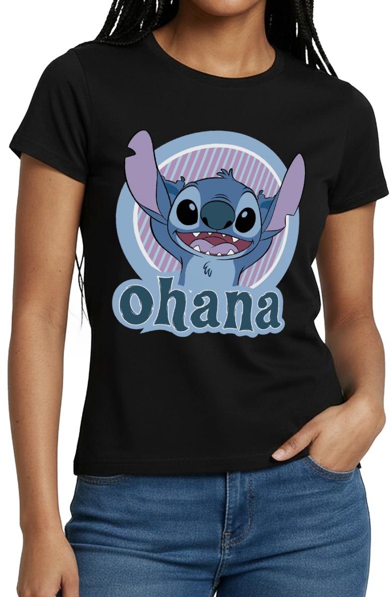 Lilo & Stitch Ohana T-Shirt Dames