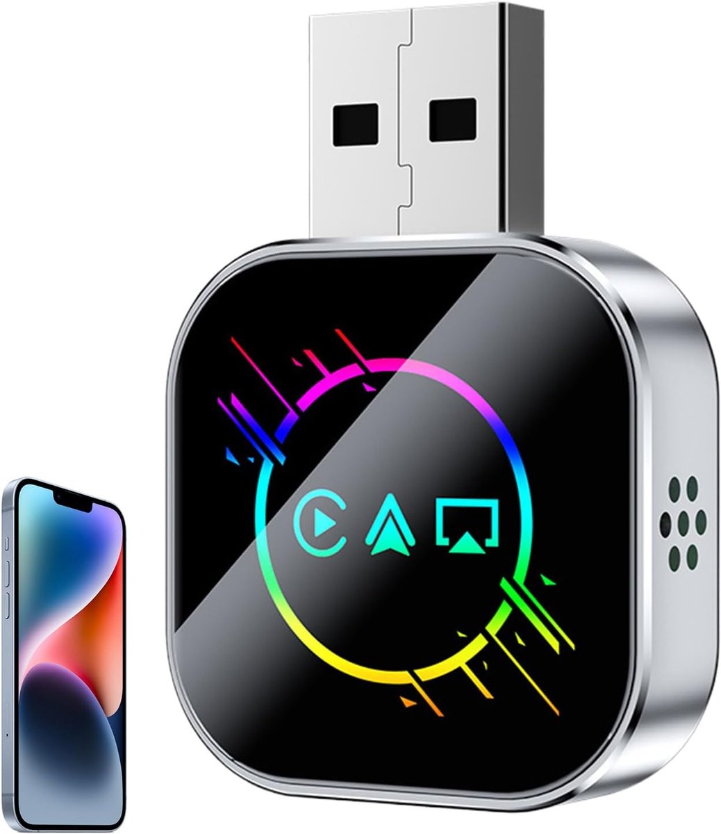 Draadloze Auto Adapter - Plug En Play Converter - Muziek Streamen Navigatie - Eenvoudige Connectiviteit