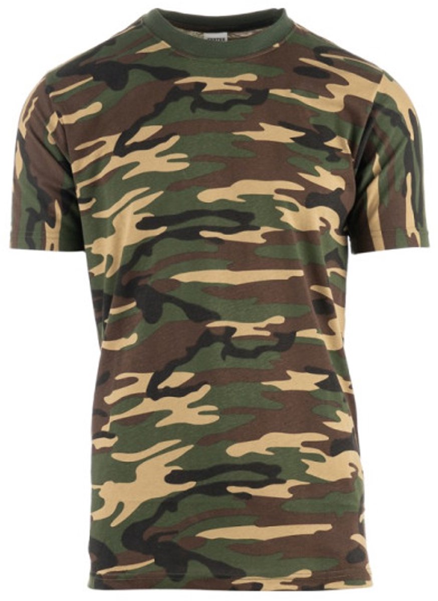 Fostex Garments - T-shirt Fostee camo (kleur: Woodland / maat: XXXL)