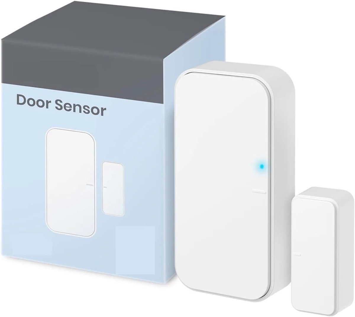 Deuralarm - Deursensor Beveiliging - Huis Beveiligen - App Meldingen - 1 Stuk - Wit