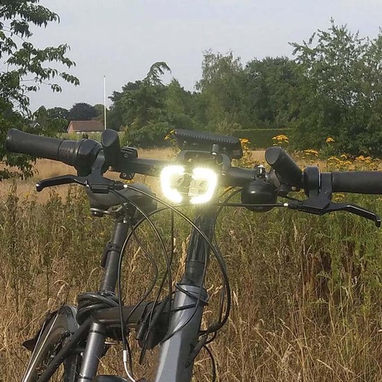 Fietslamp Voor - Krachtige LED - Veilig Fietsen - Hoge Lumen Output - 2000 Lumen - Zwart — afbeelding 5