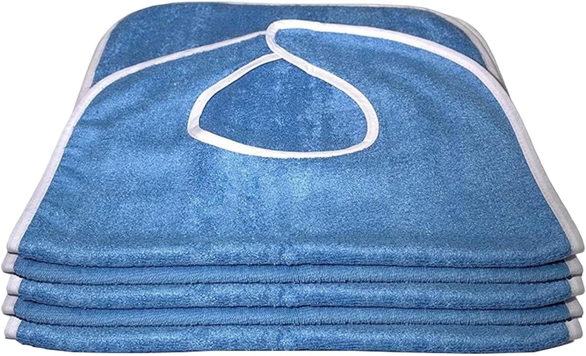 Omgoods - Set van 5 Wasbare Slabbetjes voor Volwassenen