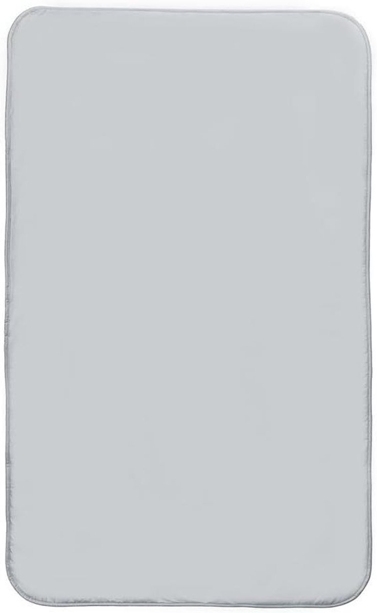 Strijkmat Opvouwbaar - Strijkdeken Tafelmat - Kreukels Verwijderen - Hoge Temperatuur Bestendig - 48 x 85 cm - Zilver