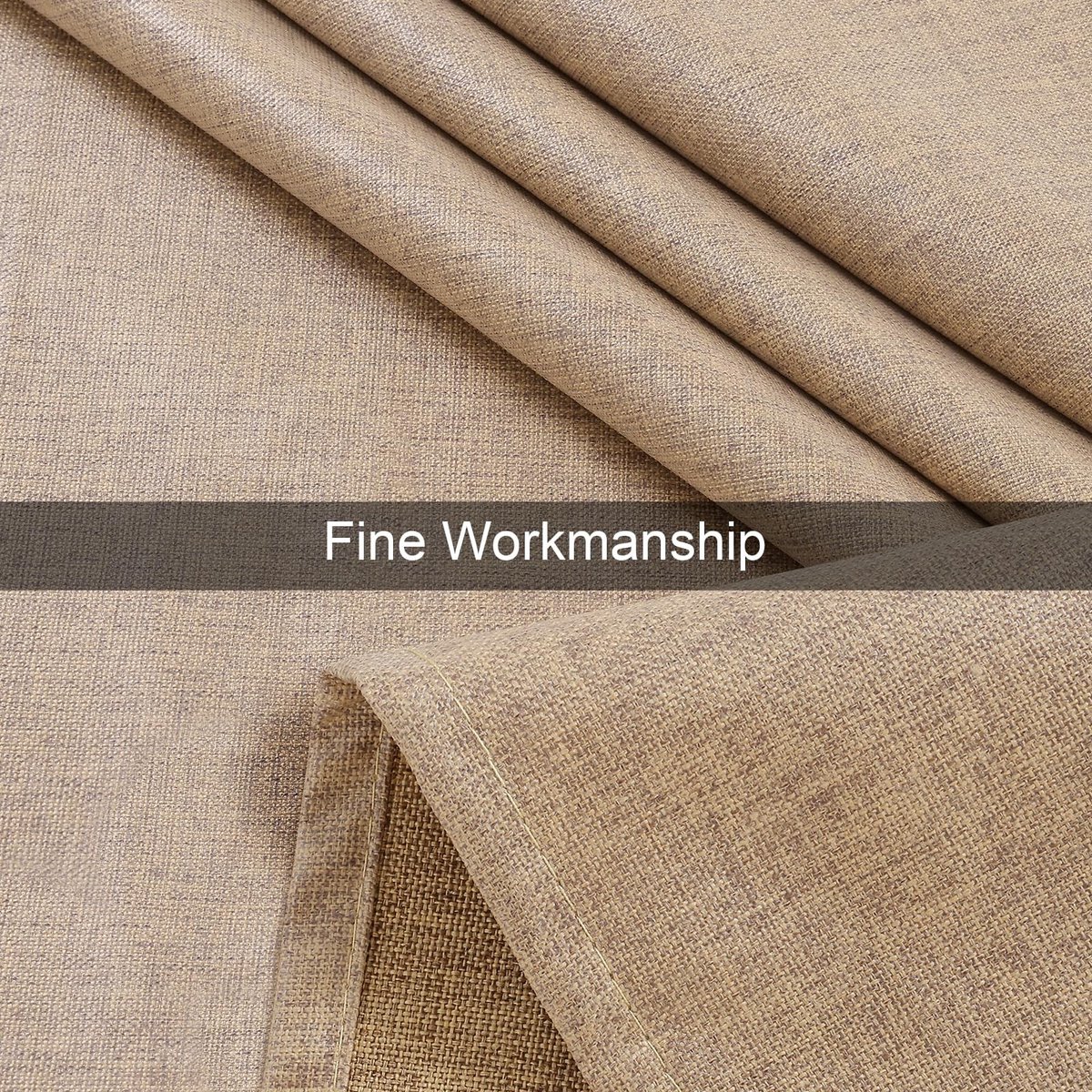 Omgoods - Tafelkleed met Linnenlook Wasbaar en Waterafstotend 140 x 240 cm