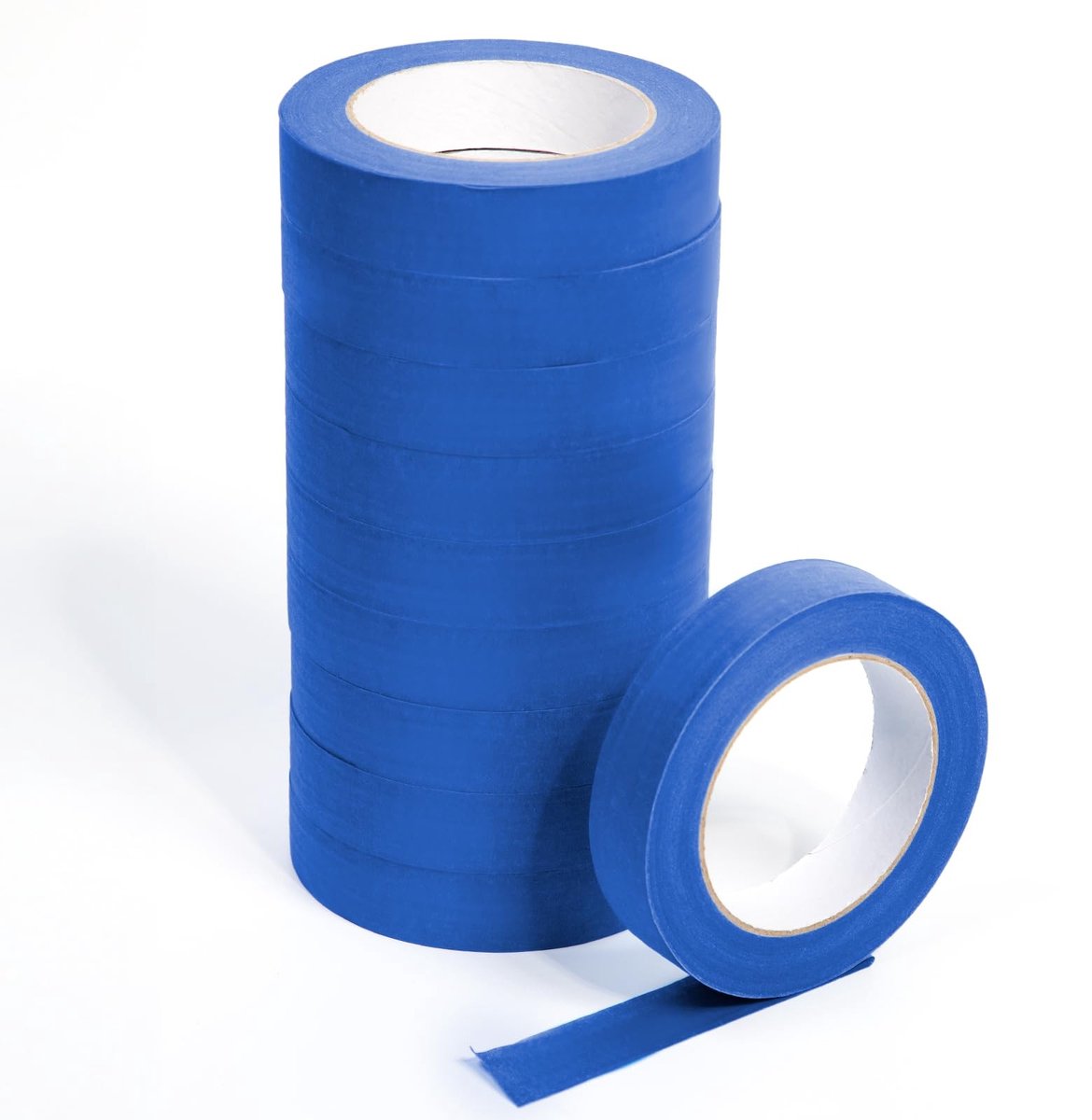 Omgoods - 10 Rollen Masking Tape - Blauw 24 mm x 50 m voor Schilderwerk