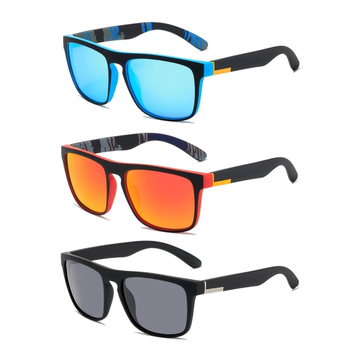 Omgoods- Zonnebril Gepolariseerd - Uniseks - UV 400 - Vintage Elegant Brilmontuur - HD Pilotenlenzen - Sport/Activiteiten