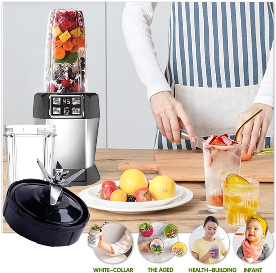 Omgoods - Vervangende Onderdelen voor Ninja Blender met 7 Fins Blad — afbeelding 5