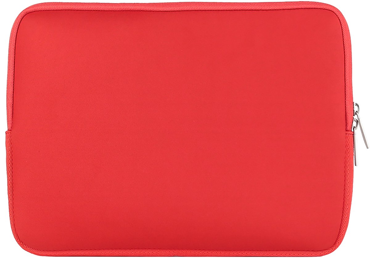 Pomologic Neoprene sleeve MacBook Pro/Air/Neo 13 – Ontworpen voor MacBook Pro 13 inch en MacBook Air 13 inch M1/M2/M3/M4 – Gemaakt van hoogwaardig neopreen materiaal – Afmetingen: 24,4 × 33,1 × 2,7 cm - Rood