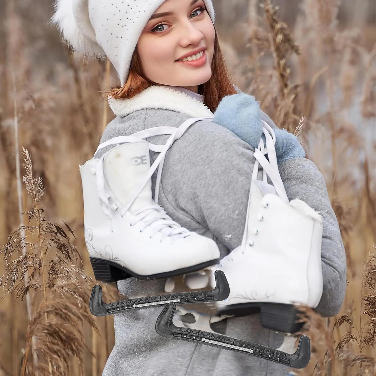 Blade Protection for Ice Skates, Blade Protection, Figure Skating, Adjustable Protection for Ice Hockey or Skating - ShopVlot