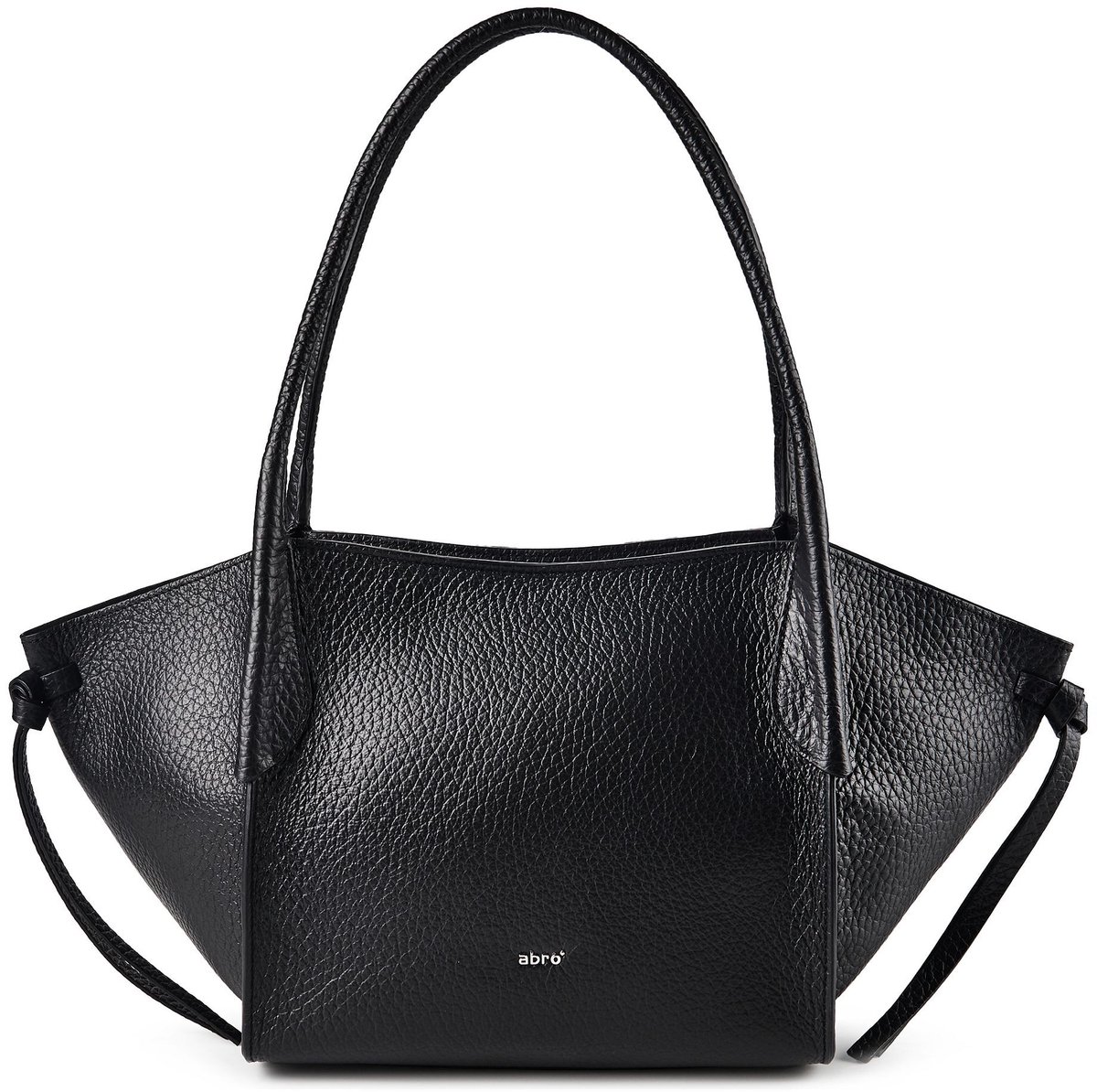 abro Vibe Schoudertas Leder 24 cm - Dames - black-nickel