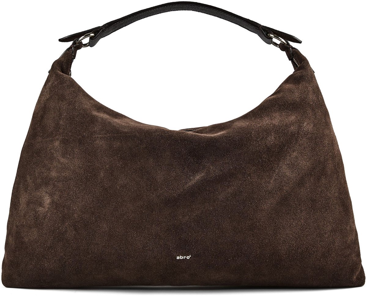abro All in one Schoudertas Leder 50 cm - Dames - dark brown