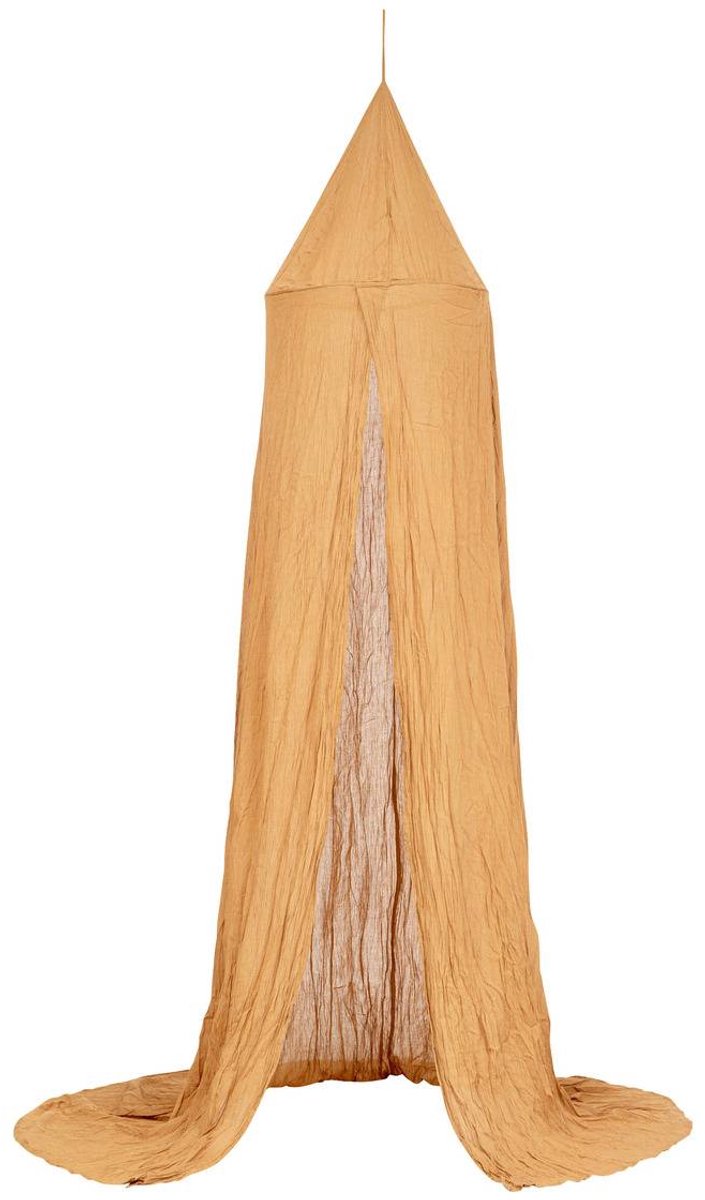 Atmosphera Lili Ciel de Lit - Hauteur 350 cm - 100 % Coton - Marron