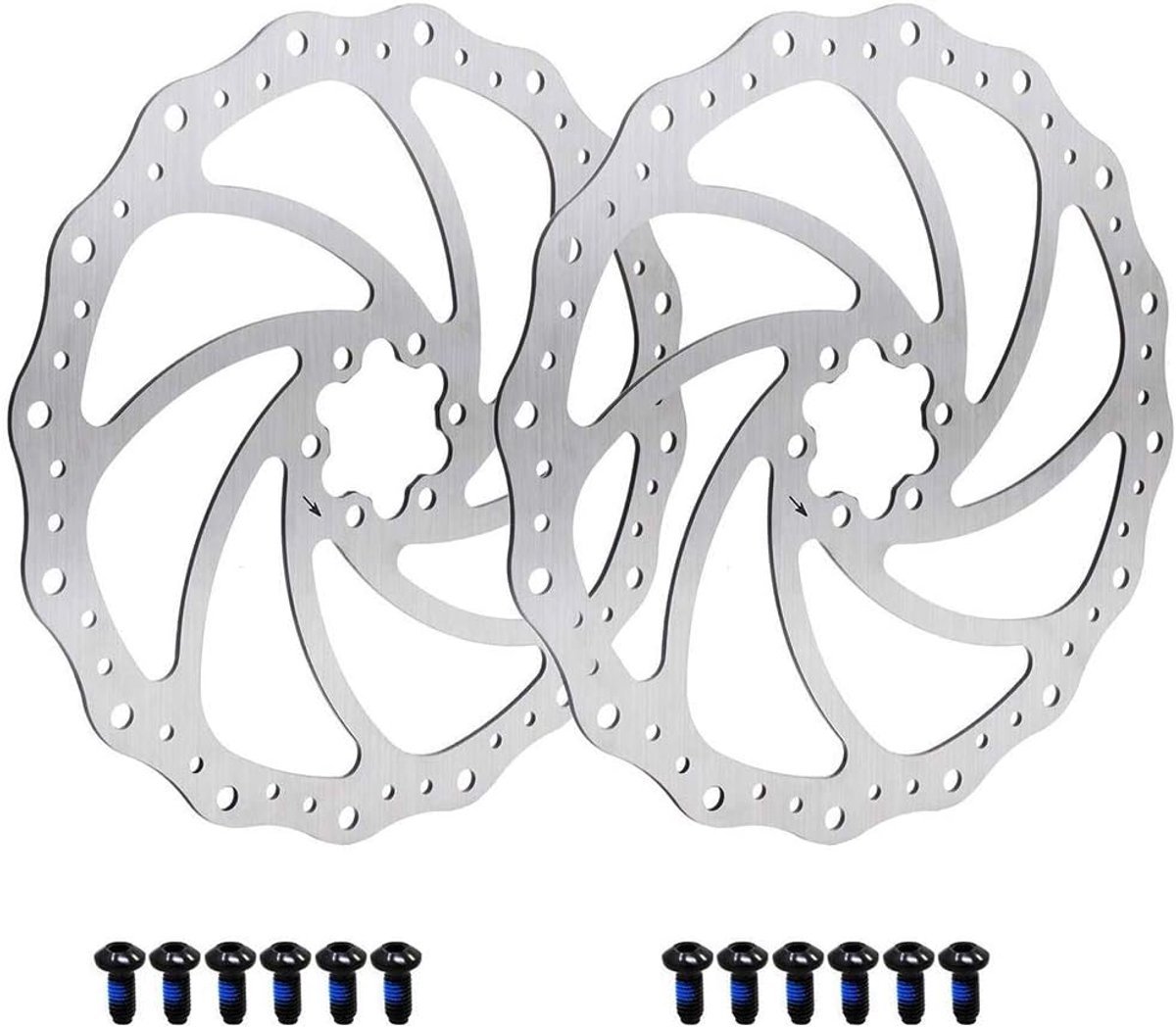 Bicycle Brakes Stainless Steel Brake Discs 160mm Disc Brake Rotor Floating Disc Brake Rotor Bicycle Disc Brake Disc - ShopVlot