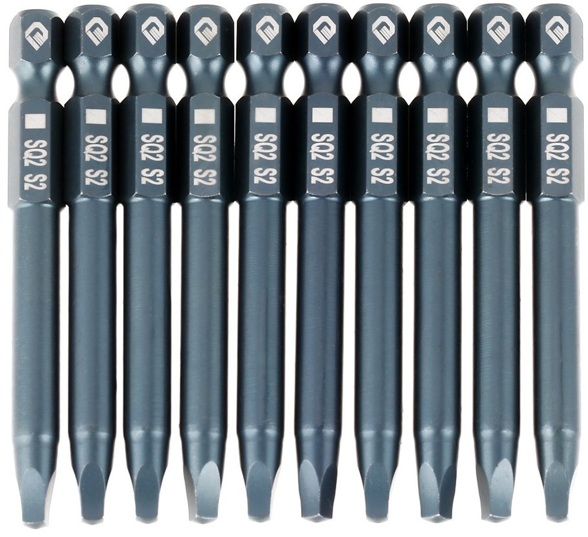 SnelShoppen - 10-delige vierkante schroevendraaier bitset, 1/4 inch vierkante schroevendraaiers voor elektrische schroevendraaiers en boren, duurzaam