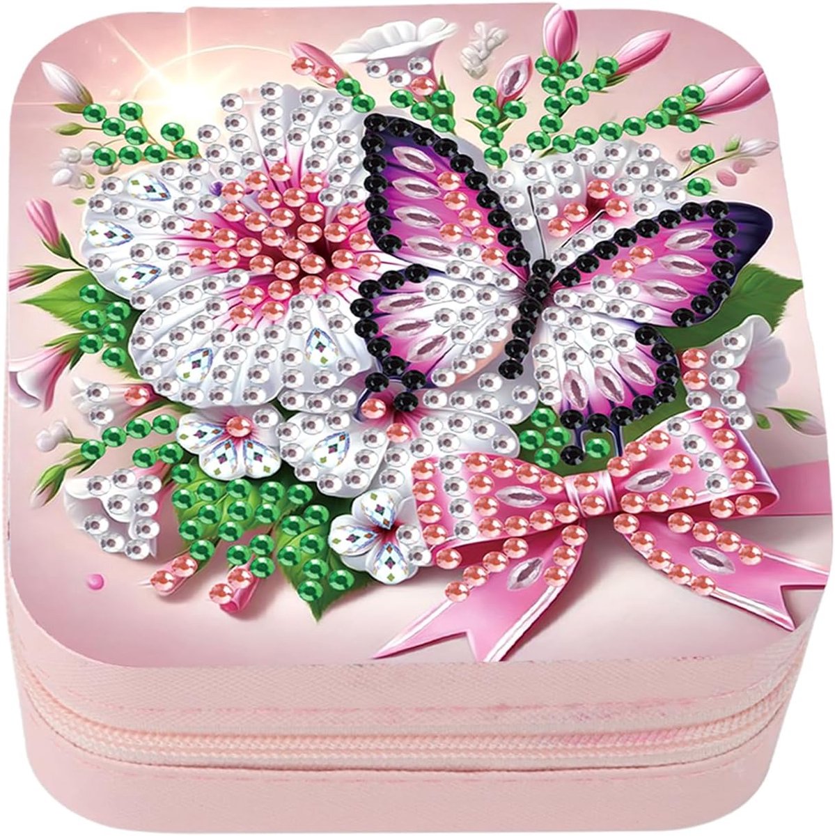 DCIDBEI Diamond Painting Jewellery Box for Women Small Diamond Painting Storage Box Jewellery Case Small Jewellery Box - ShopVlot