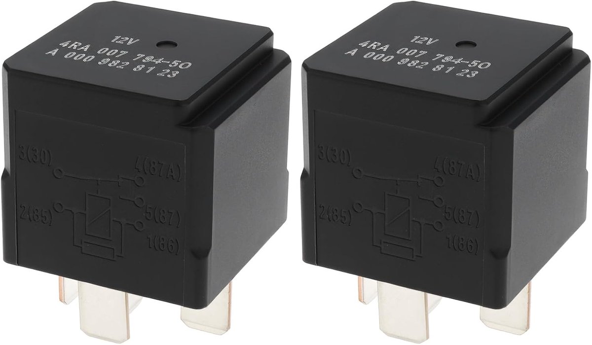 Auto relais vervangingsonderdeel A0009828123 - Compact 3.2x2x2 cm - Geschikt voor Mercedes-Benz - ShopVlot