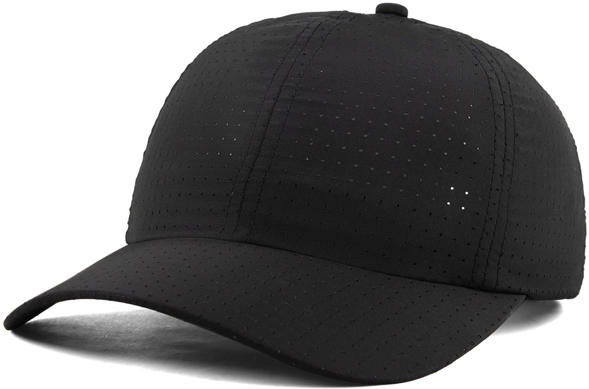 Hikr Sport Cap - Outdoor Pet - Koelpet - Ademend - Lichtgewicht - Running cap & hardloop pet - Sportieve Pet - Sports Cap - Wandelen & Fietsen - Zwart XS/S
