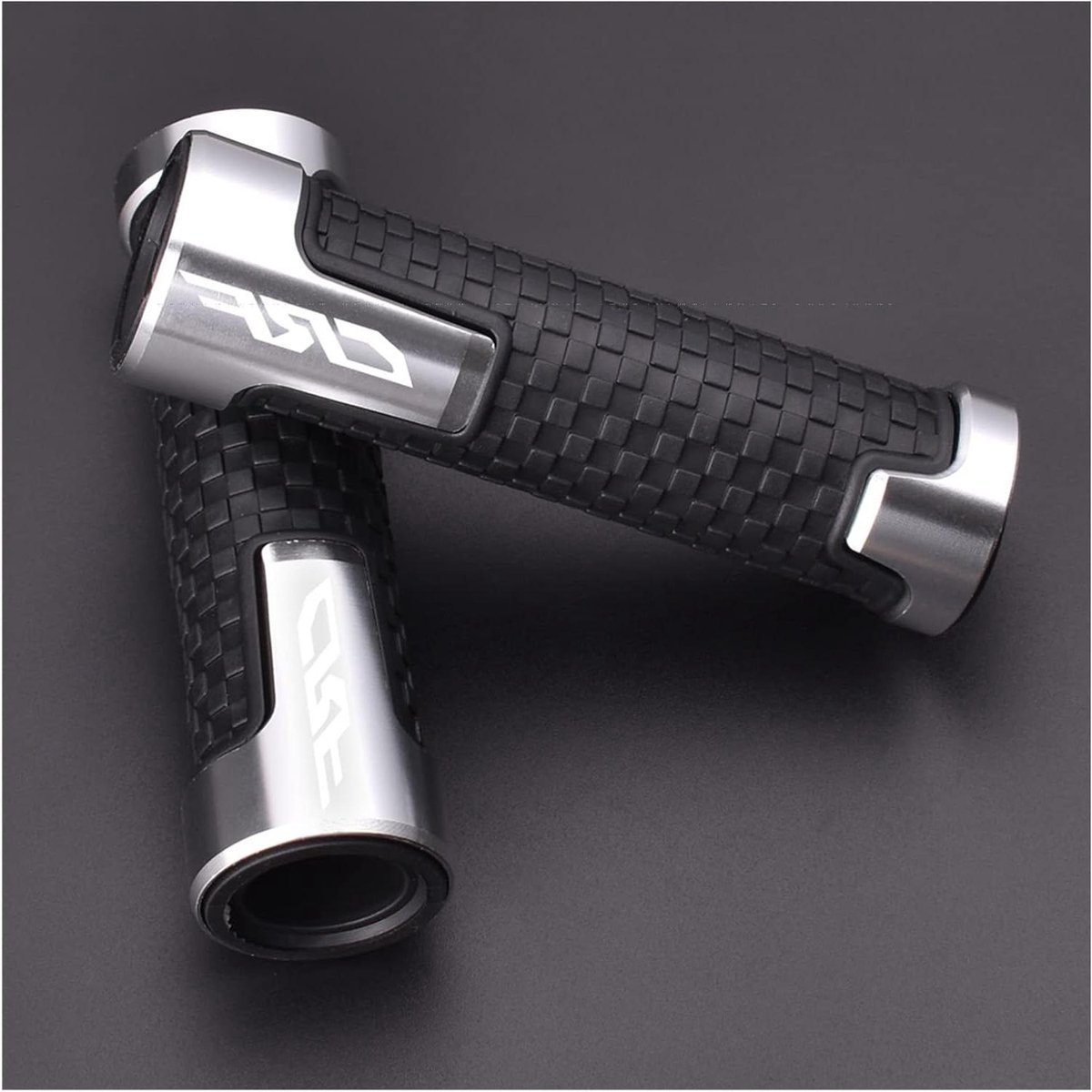 Motorfiets Handgrepen - Stuur Grips - Rijden Verbeteren - Universele Pasvorm - 7/8 " 22mm - Zilver