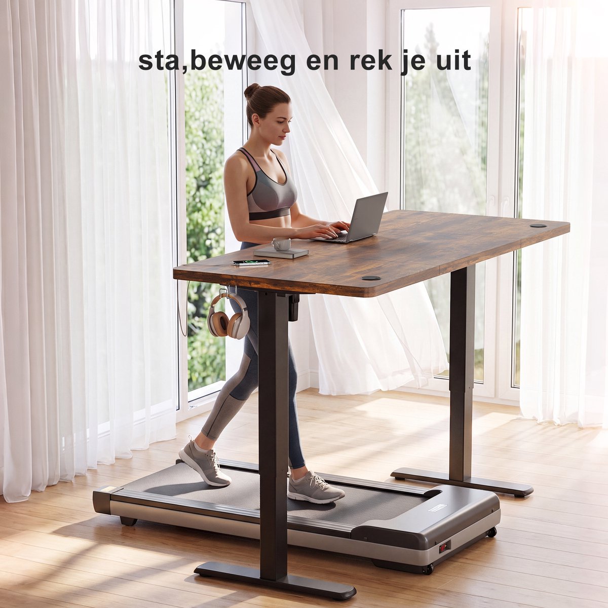 Devoko Devoko Elektrisch Hoogteverstelbaar Bureau - afbeelding 4