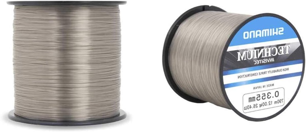 Zinkende Vislijn - Monofilament Lijn - Vissen - Bijna Onzichtbaar - 1252 m - Lichtgrijs