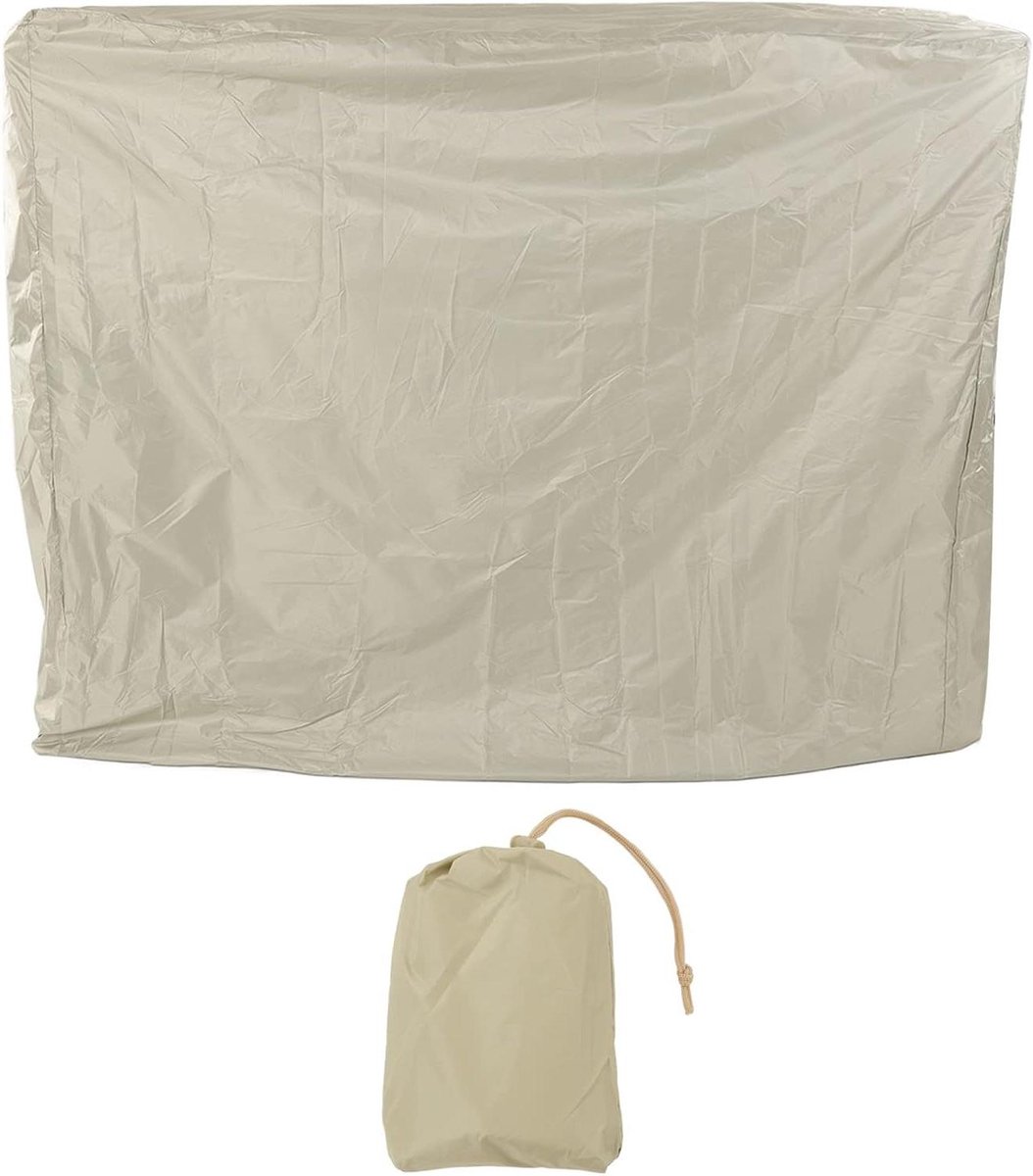 Tafeltennis Tafelhoes - Waterdichte Tafelhoes - Bescherming Buitenmeubilair - Met Trekkoord - 155x75x144cm - Zilver