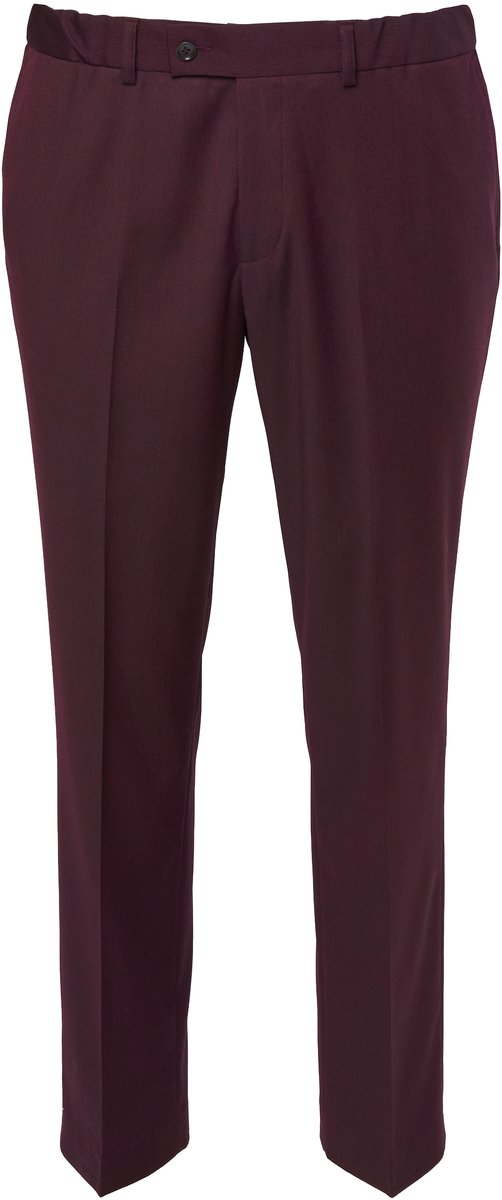 JP 1880 - Heren - Zakelijke broek Amalfi FLEXNAMIC® business mix en match Amalfi - Bordeauxrood - Maat 31