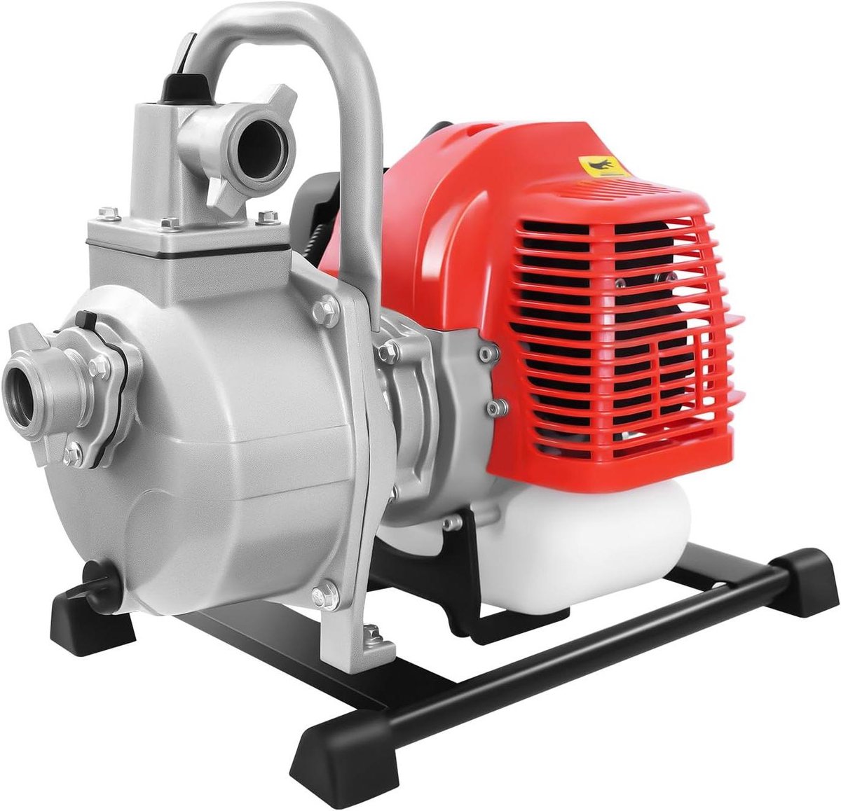 Benzine Waterpomp - Motorpomp Tuinpomp - Tuin Irrigatie - 42.5 cc Motor - 1 Inch - Oranje