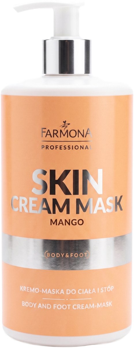 FARMONA Professional Mango kuurmasker - body- en voetsmasker - 500 ml, voedend