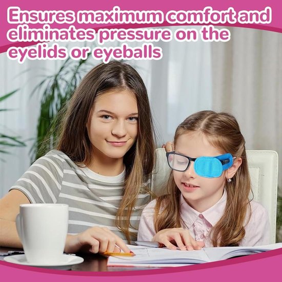12 Stuks Oogpleisters voor Ambliopie en Strabismus - Monoculaire Oogbedekking voor Volwassenen en Kinderen - Ideaal voor Herstel na Oogoperaties en Cataract — afbeelding 3