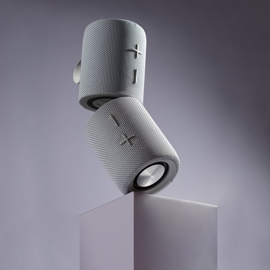 Intempo Aria Duo Speaker - Magnetisch - Draagbare Bluetooth - Grijs van Merkloos — afbeelding 2