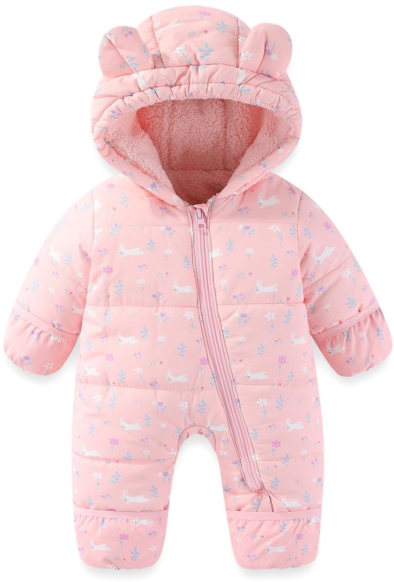 Omgoods - Baby Overalls met Kap en Vouwbare Wantjes