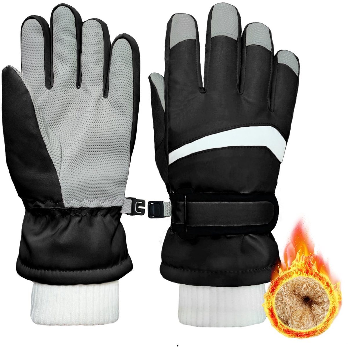Omgoods - Kinderski Handschoenen, Warm en Waterdicht voor Winter