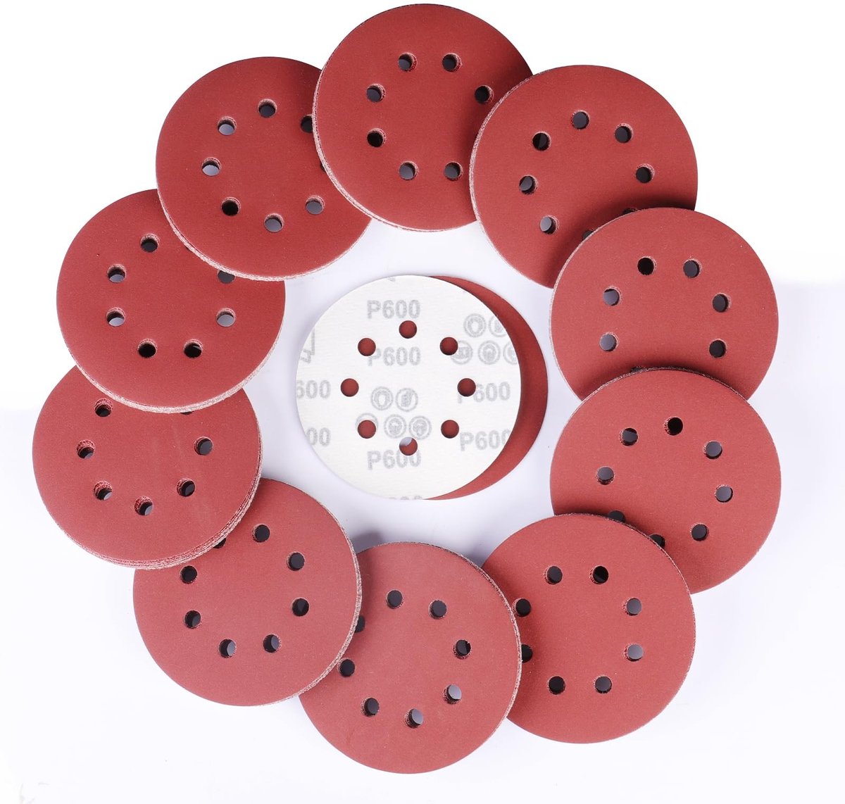 Omgoods - Set van 100 Schuurdiscs met 600 Grit voor Schuurmachines