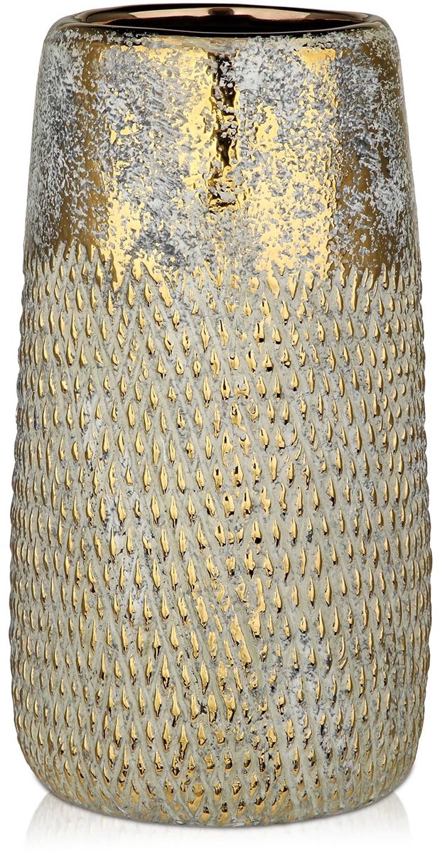 Omgoods - Luxe Vintage Vaas 26 cm voor Bloemen