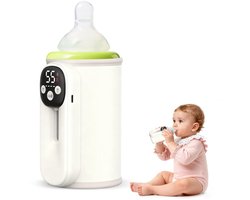 Omgoods - Draagbare Flessenwarmer 10400 mAh met 11 Temperatuurinstellingen