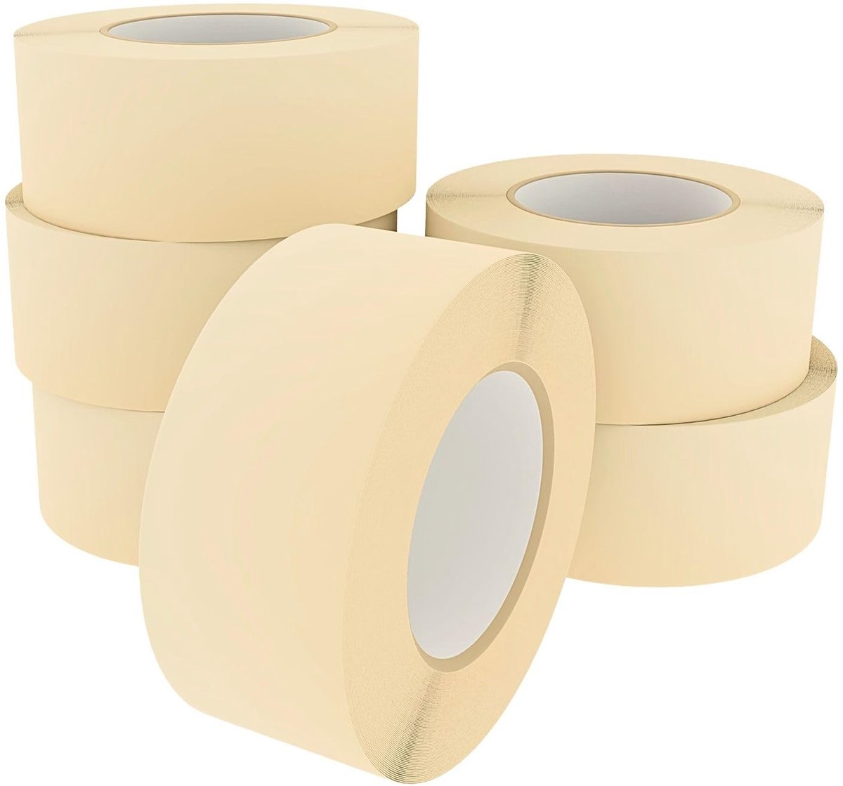 Omgoods - Set van 6 Zelfklevende Schilderstape 50m per Rol