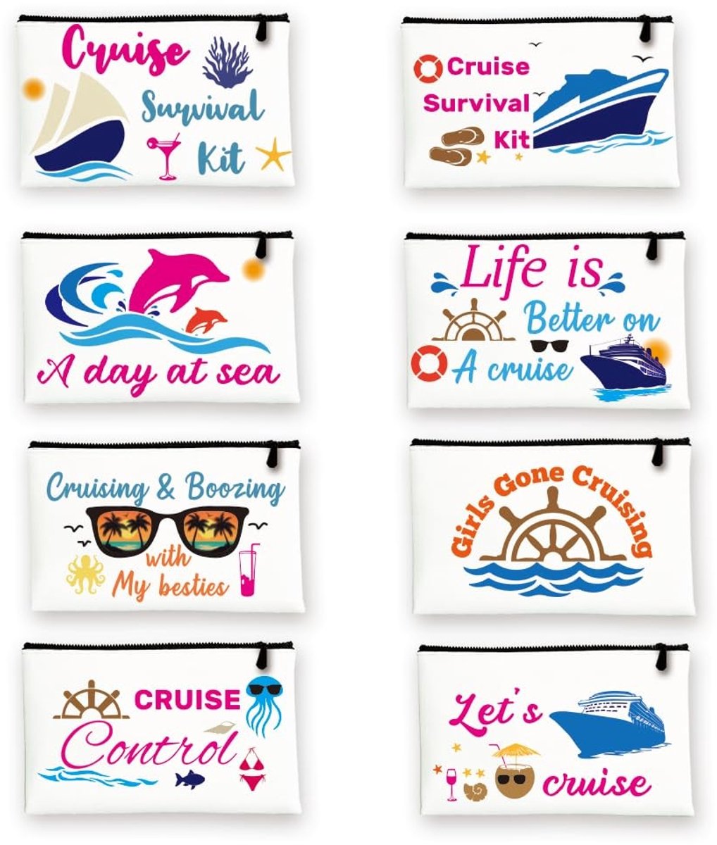 Omgoods - Canvas Kosmetische Zakken - Meerkleurige Zomer Ontwerpen