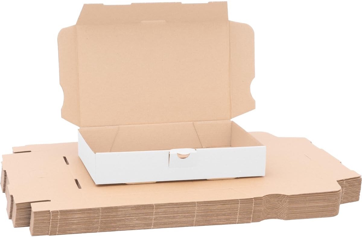 Omgoods - Maxi Briefdozen 240 x 160 x 45 mm, Wit, Set van 300
