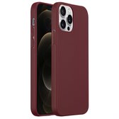 imoshion Hoesje - Geschikt voor Apple iPhone 12 Pro / 12 - Color Backcover - Wine Red