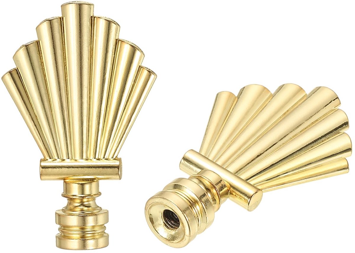 Omgoods - 2 Stuks Gouden Finial Lampenkappen, Decoratie voor Lampenkappen