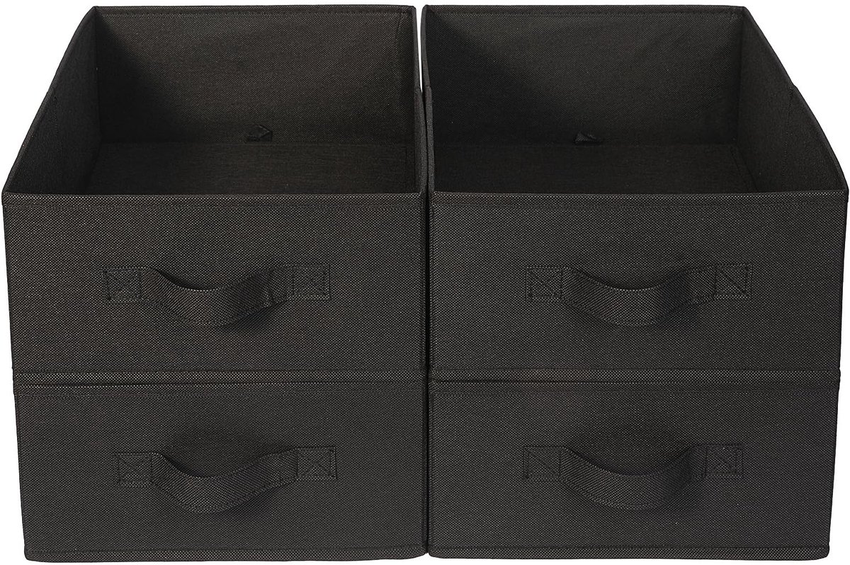 Omgoods- Opbergdozen 4 stuks - Opvouwbaar - Kledingorganizers - 39 x 29 x 14 cm - Handdoeken/Speelgoed - Hoogwaardige materialen - Opbergmanden