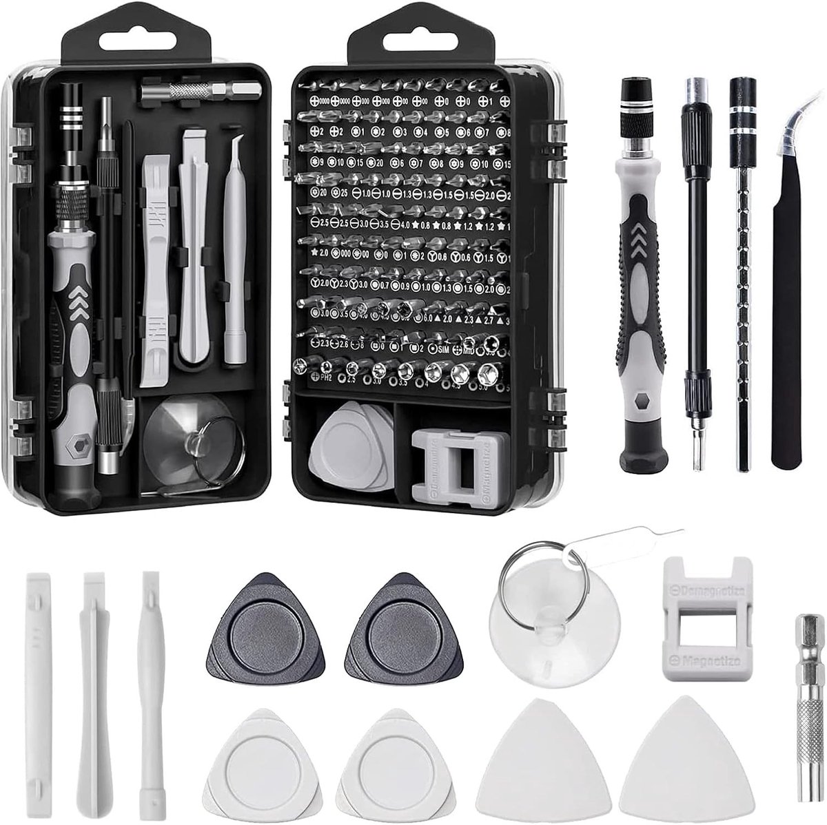 Omgoods - 115-in-1 Precisie Schroevendraaier Set voor Elektronische Reparaties
