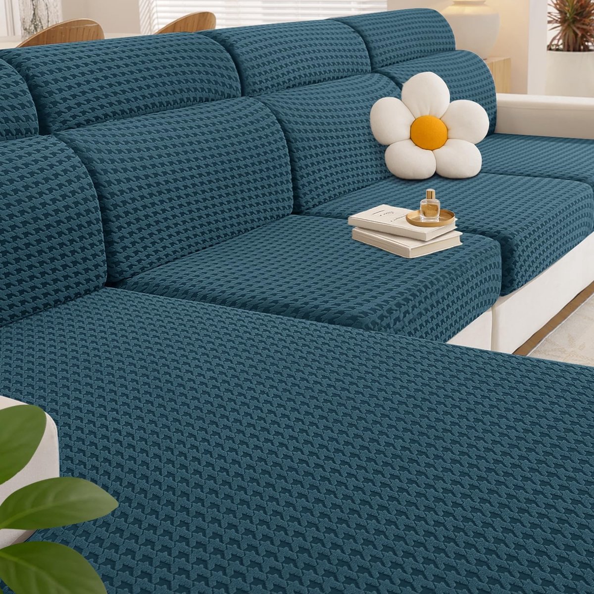 Omgoods - Universele Antislip Sofa Kussenhoezen voor Individuele Kussens