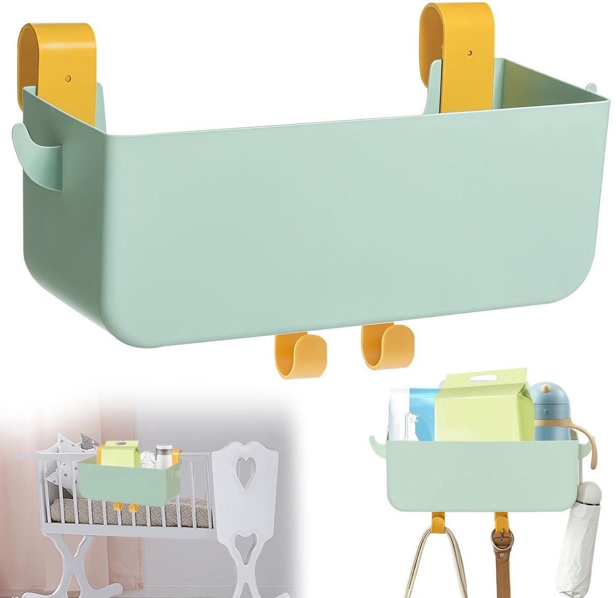 Omgoods - Diaper Organiser voor Verschoon Tafel met Multifuntionele Opbergruimte