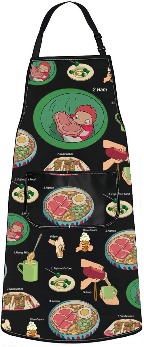 Omgoods - Anime Keuken Schort - Perfect Cadeau voor Anime Liefhebbers