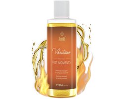 Vibratissimo 'Hot Moments': verwarmende, verzachtende massageolie, liefdesolie, erotische liefdesolie, 100 ml